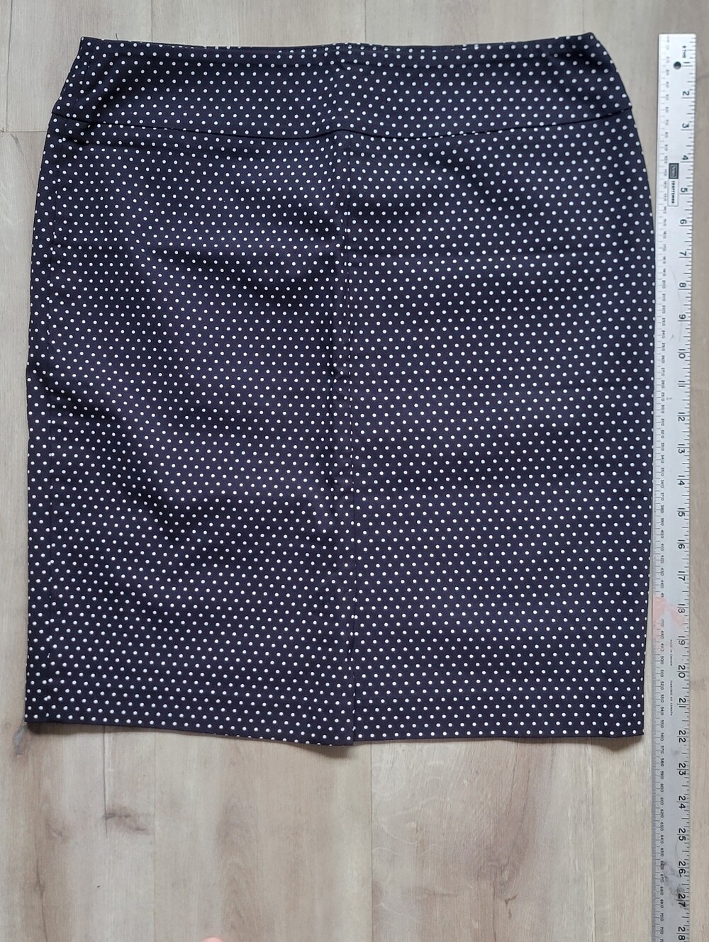Lisette L Montreal Polka Dot Pull On Pencil Skirt Size 12
